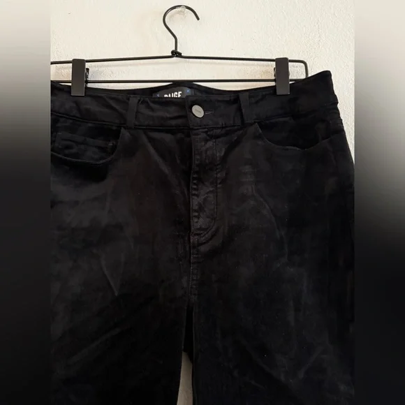 Paige Cindy Straight Pant 29 Black Velvet - Picture 4 of 12